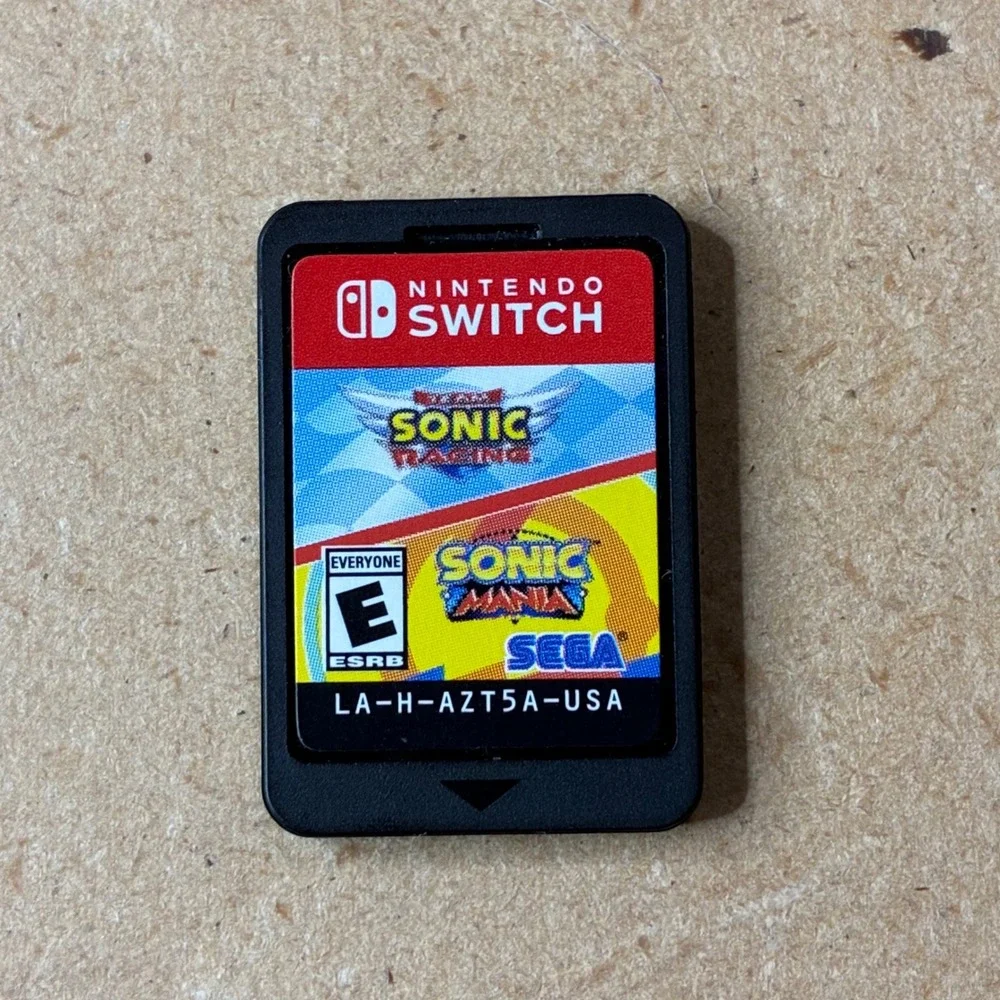 Sega 2-in-1 Sonic Mania & Team Sonic Racing Double Pack Switch Cartridge Only